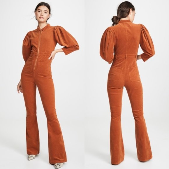 WeWoreWhat Pants - NWT🌟WeWoreWhat '70s Autumnal Corduroy Jumpsuit